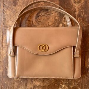 Vintage 1960s Saks Fifth Avenue leather handbag